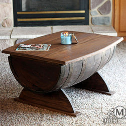 Barrel Coffee Table - Furniture