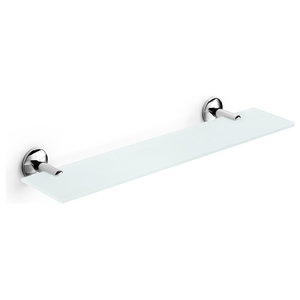 In Stock Clear Glass Bathroom Shelf Traditional Bathroom Shelves By Thebathoutlet Houzz