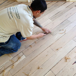 Custom Hand Beveled Rustic White Oak Flooring - Hardwood Flooring