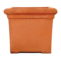 Bay Tree Square 38cm Terracino Planter - Outdoor Plant Pots & Planters