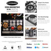 Cosmo Gas Cooktop, 30" Pro Style Stainless Steel Rangetop, 30"