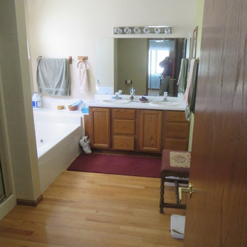 Master Bath Remodeling for Wheelchair Accessibility - BEFORE