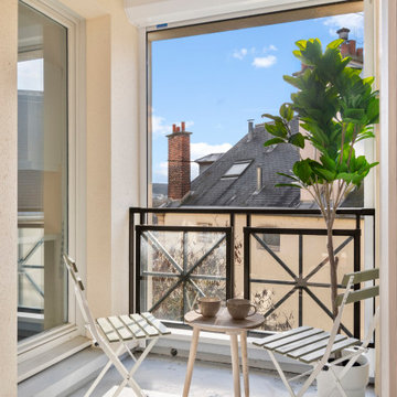 Un ancien appartement devient un Airbnb coloré & moderne