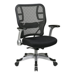 Deluxe R2 Spacegrid Back Chair With Mesh Seat, 28.5W x 25.75D x 44.75H ...