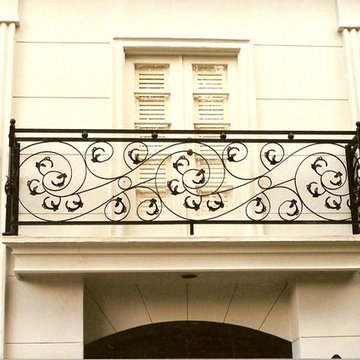 Exterior Iron Hand Rail
