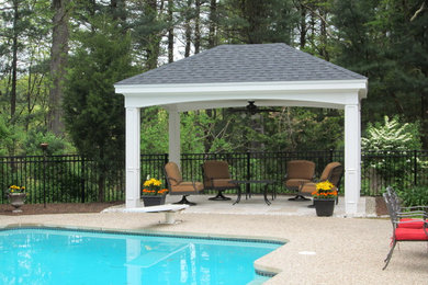 Example of a classic pool design in Boston