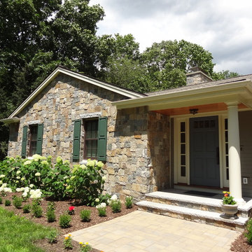 Colonial Style Ranch with Dry-Fit Natural Stone Accents