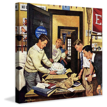 "Package from Home" Painting Print on Canvas by Stevan Dohanos