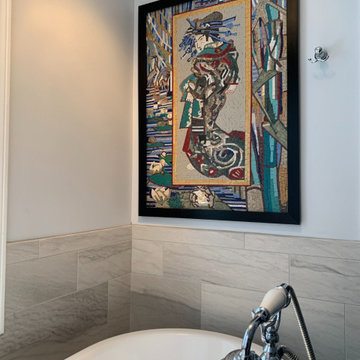 Vincent Van Gogh's Japenese Geisha - Mosaic Art Reproduction | Mozaico