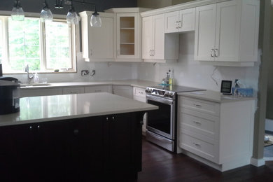 Kitchen - transitional kitchen idea in Calgary