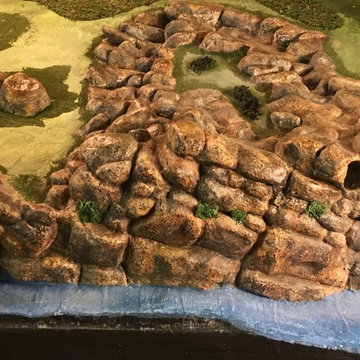 Hillside Artificial Rock Wall and Slide
