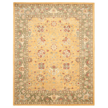 Safavieh Antiquity Collection AT21 Rug, Gold, 7'6"x9'6"