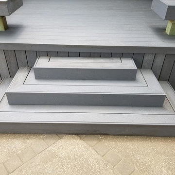 Custom Back Porch & Steps
