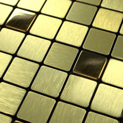 Metal Kitchen Wall Tile Stainless Steel Aluminum Backsplash Tiles - Tile