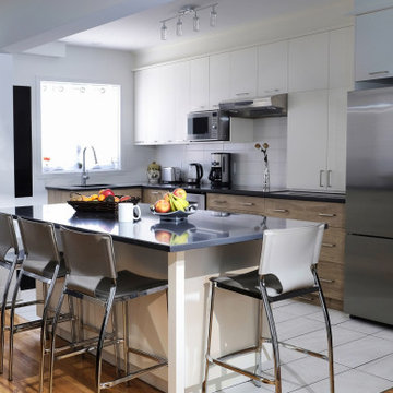 Rénovation de Cuisine Exceptionnelle par Les Constructions Max Larocque
