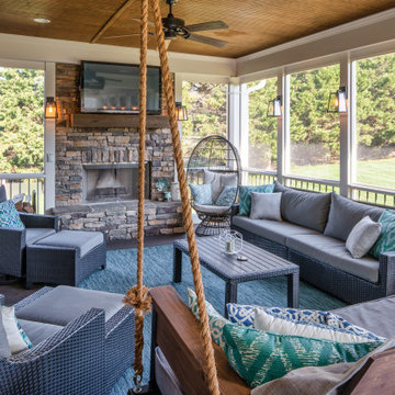 A Long Porch - For Dining & Relaxing