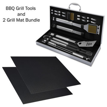 18-Piece-Set of Grill Accessories
