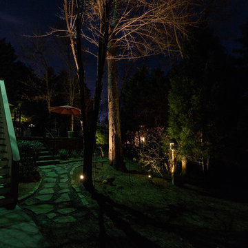 Johns Creek, GA House and Backyard Lighting Project #2
