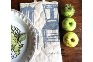 Hand Printed Pot Holders