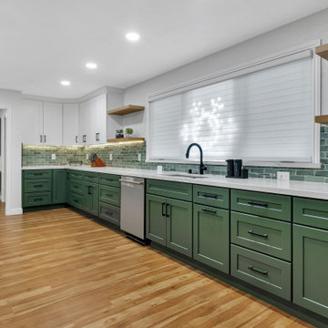 Kitchen Remodel + Master Bathroom Enlargement and Remodel