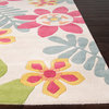 Jaipur Hand-Tufted Floral Pattern Wool Pink/Multi Area Rug (2 x 3)