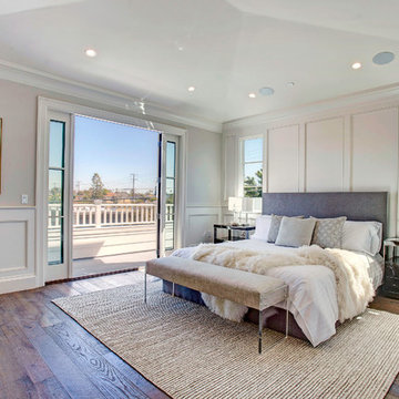 Master Bedroom - Meticulously Detailed Cape Cod Home in Manhattan Beach, CA