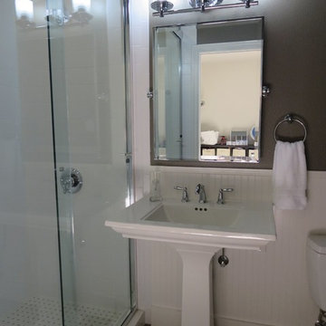 Transitional small bathroom, Austin, TX