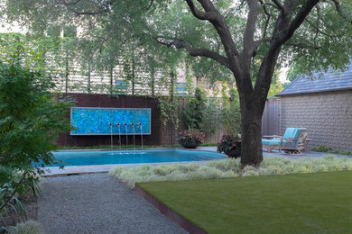 Inspiration for a contemporary home design remodel in Dallas