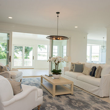 Classic Beach Style Living Room