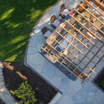 A Captivating Landscape: Limestone, Pergola, and a lot more