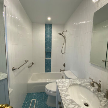 Twisting Master Bathroom