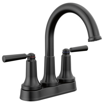 Delta 2535-MPU-DST Saylor 1.2 GPM Centerset Bathroom Faucet - Matte Black