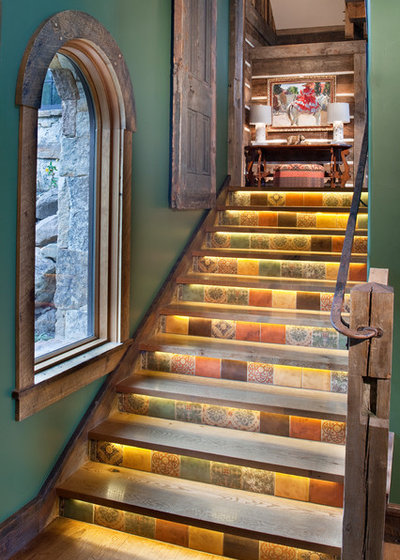 Рустика Лестница by Copper Creek Homes, LLC