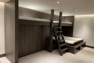 Design ideas for a contemporary kids' bedroom in Denver.