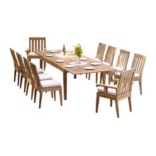 teak outdoor sets  11-pieces