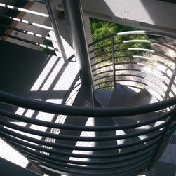 5 Foot Diameter Horizontal Spiral Stairs - Products
