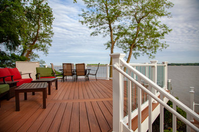 Deck - coastal backyard deck idea