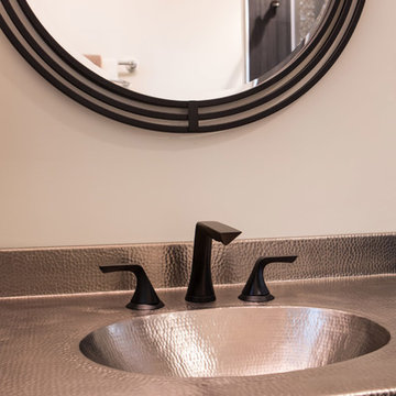 View of Sink and Mirror in Guest Bathroom