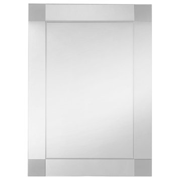 Kaneohe Rectangle Mirror with Frosted Corners