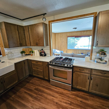 Rustic Baltic Birch Kitchen