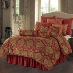 Homemax Imports - Lorenza 4-Piece Comforter Set - Comforters And Comforter Sets