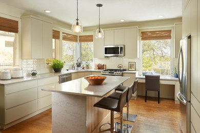 Eclectic kitchen photo in Edmonton