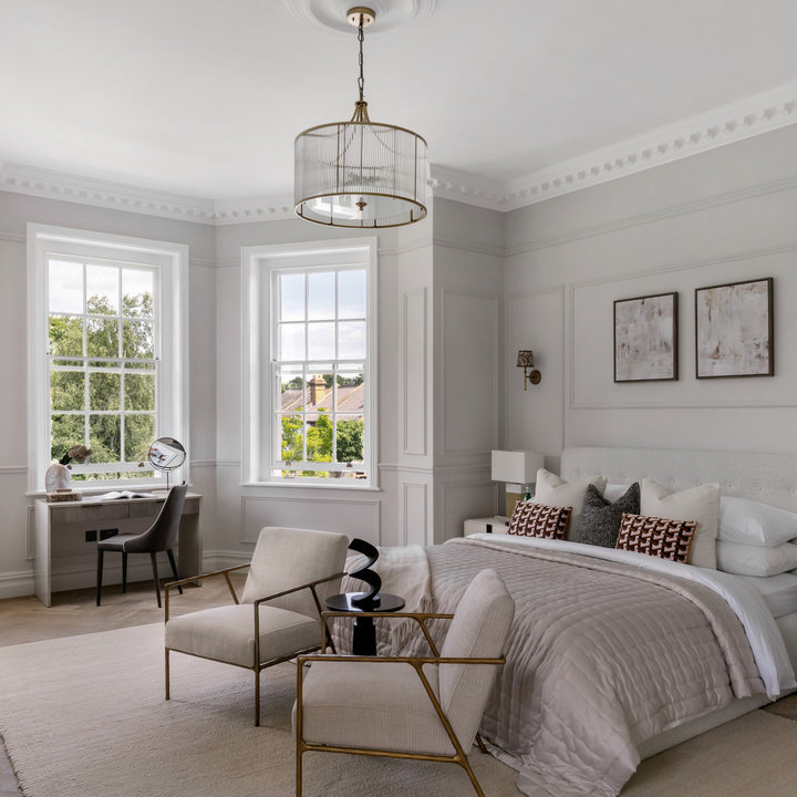 75 Beautiful Bedroom Wall Panelling Ideas and Designs - Houzz | Houzz UK