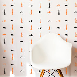 New York Icons Pattern - Wall Decals