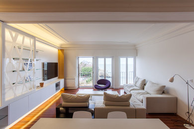Exemple d'un salon tendance.
