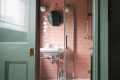 Pink & Green Bathroom