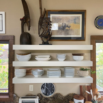 Kitchen shelves