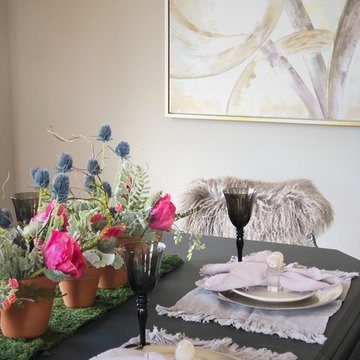 Model home with a touch of Glam