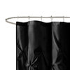 Madison Park Laurel Tufted Semi-Sheer Shower Curtain, Black