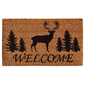 Elk Forest Welcome Doormat, 24"x36"